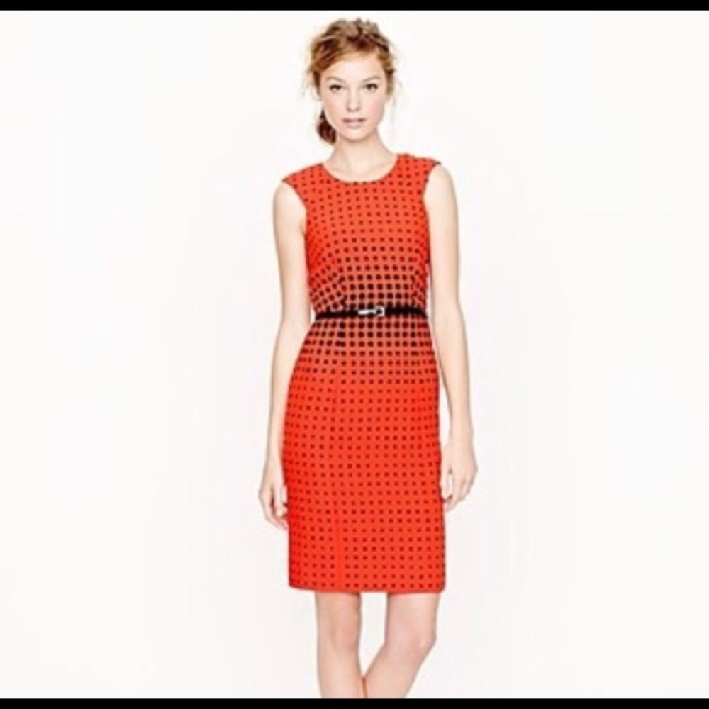 J. Crew Optic Dots Dress
